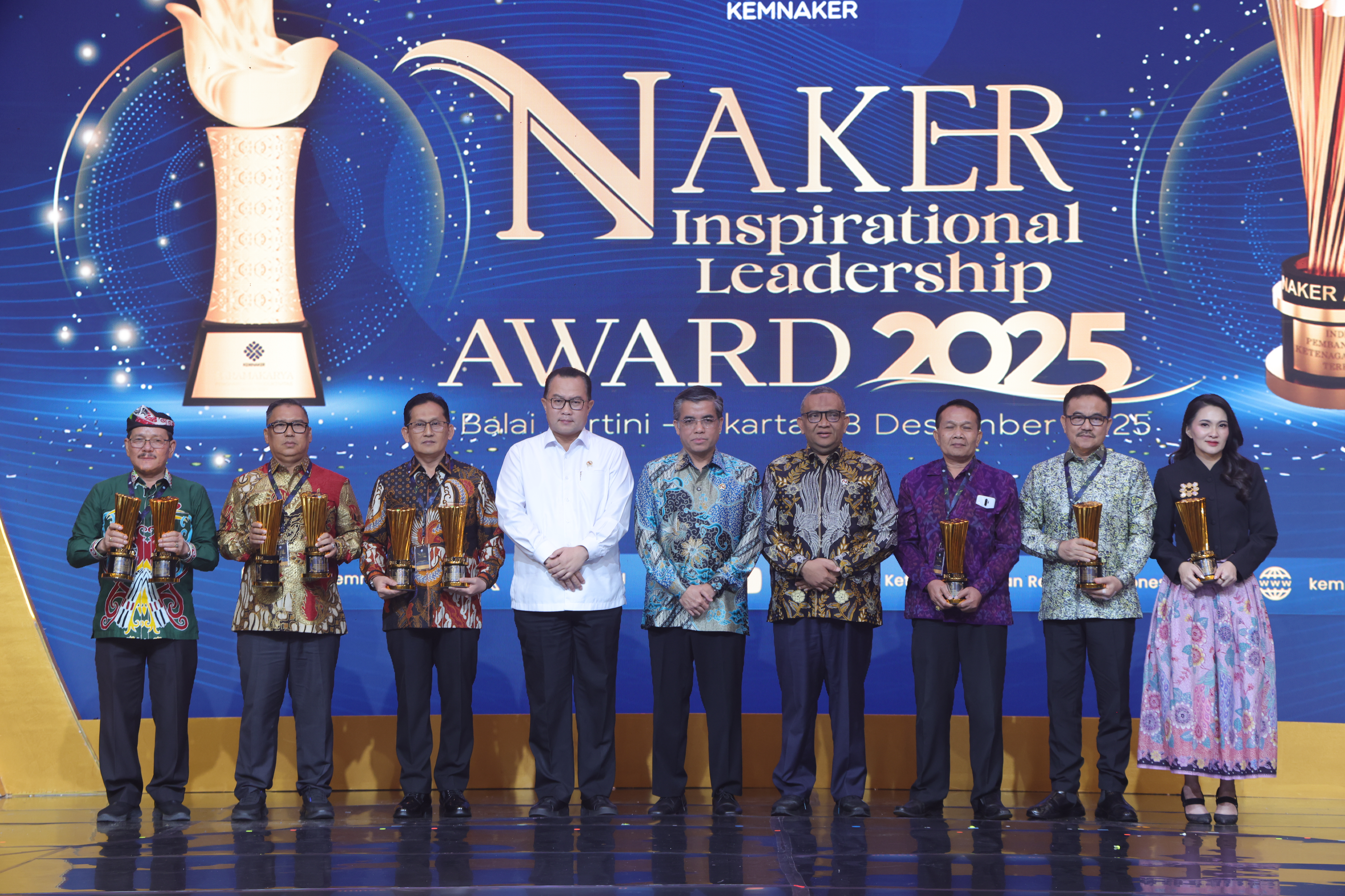 Naker Inspirational Leadership Award 2025: Pengakuan Komitmen untuk Ekosistem Ketenagakerjaan yang Lebih Maju