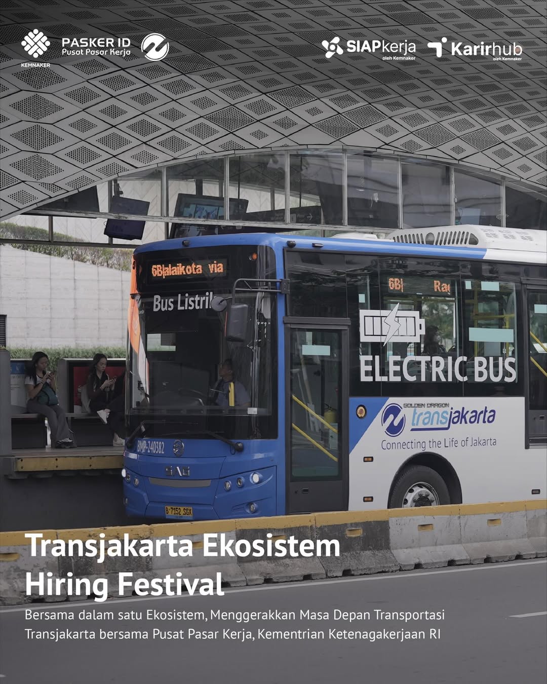 Transjakarta Buka Lowongan Kerja Lewat Ecosystem Hiring Festival 2026