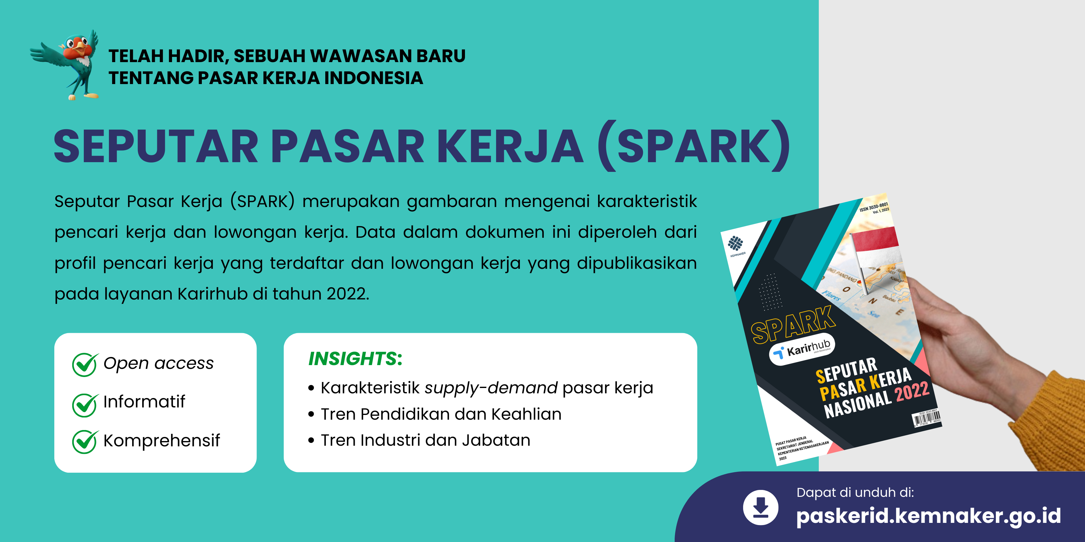 Eksplorasi Informasi Pasar Kerja dari Seluruh Indonesia