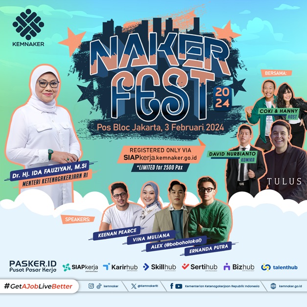 Kemnaker adakan Naker Fest 2024