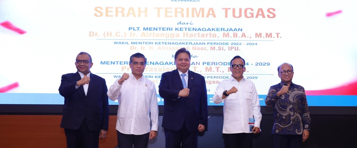 Kemnaker Gelar Sertigas Jabatan Menaker dan Wamenaker